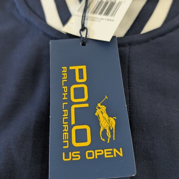 POLO RALPH LAUREN US Open Baseball Jacket Navy White Womens S NWT $298 Varsity - Picture 9 of 17